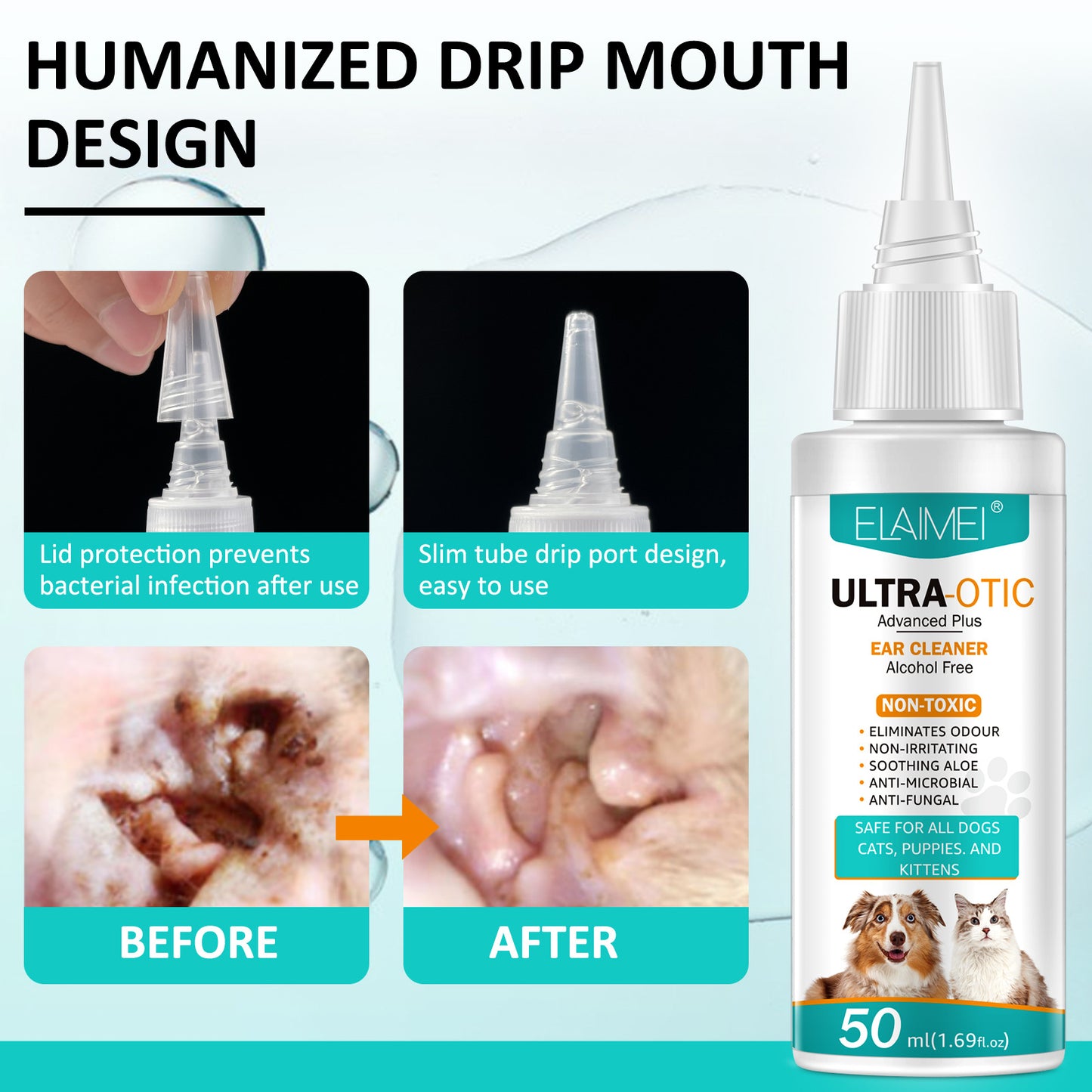 FurHaven Formulated Pet Ear Cleaner 50ml