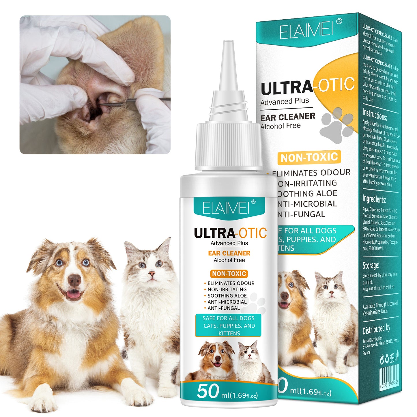 FurHaven Formulated Pet Ear Cleaner 50ml