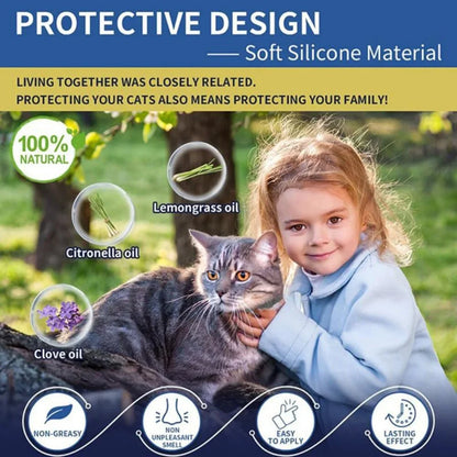 FurHaven 4 Pack Flea Collar for Cats Cat Flea and Tick Collar
