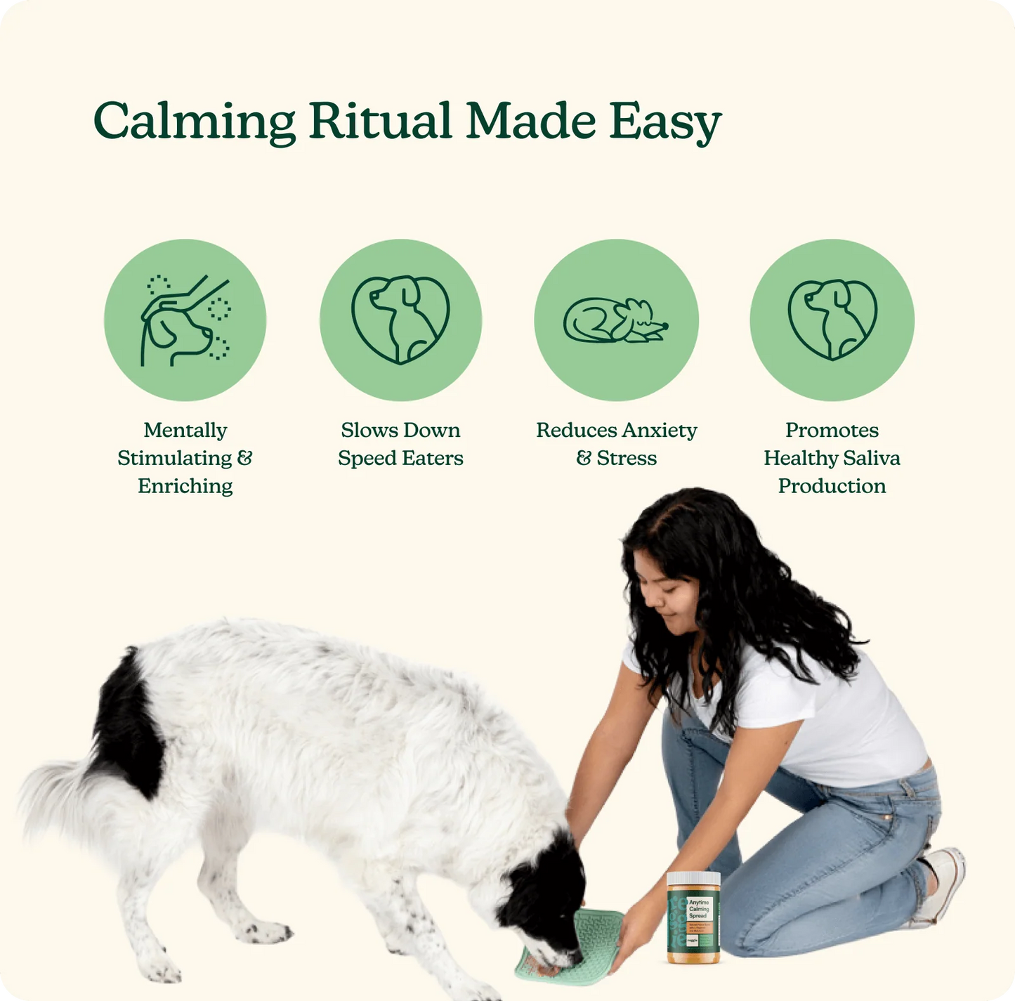 FurHaven Lick Mat for Dogs & Cats — 2 Pack with Suction Cups for Anxiety Relief, Bathing & Boredom